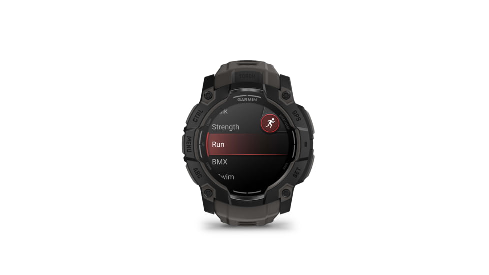 Garmin Instinct 3 Amoled GPS Watch, 50mm dia, Black/Charcoal, 010-03020-00