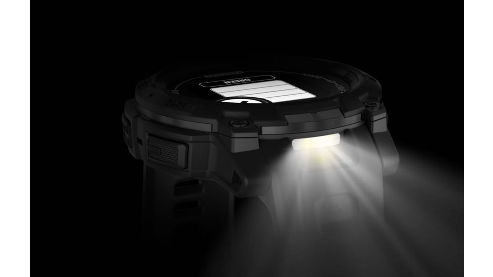 Garmin Instinct 3 Solar Tactical Watch, Black, 45mm, Polymer/Aluminum, Black, Silicone, 010-02934-50