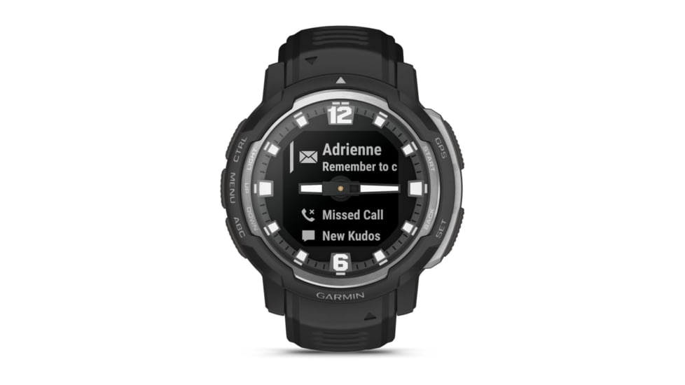 Garmin Instinct Crossover Watch, Standart Edition, 45mm, Black, 010-02730-13