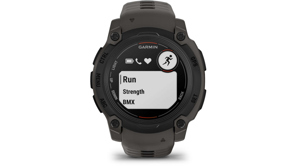 Garmin Instinct E GPS Watch, 40mm, Black/Charcoal, 010-02932-00