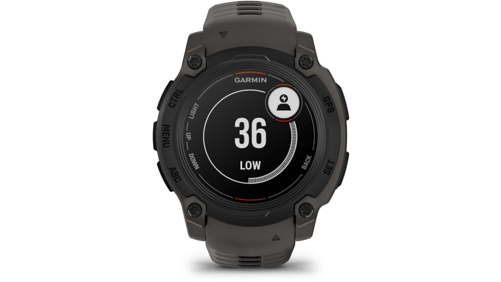 Garmin Instinct E GPS Watch, 40mm, Black/Charcoal, 010-02932-00