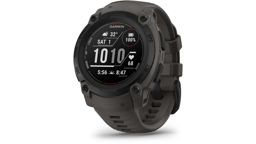 Garmin Instinct E GPS Watch, 40mm, Black/Charcoal, 010-02932-00