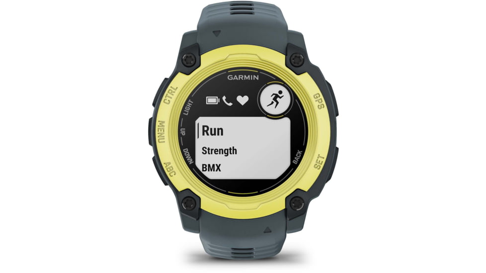 Garmin Instinct E GPS Watch, 40mm, Electric Lime/Twilight, 010-02932-01