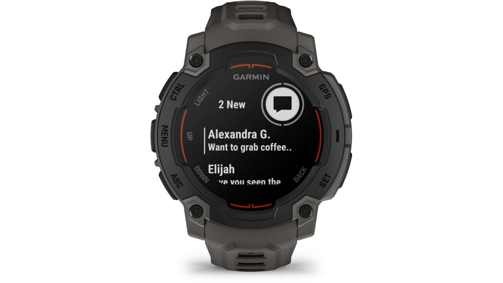 Garmin Instinct E GPS Watch, 45mm, Black/Charcoal, 010-02933-00