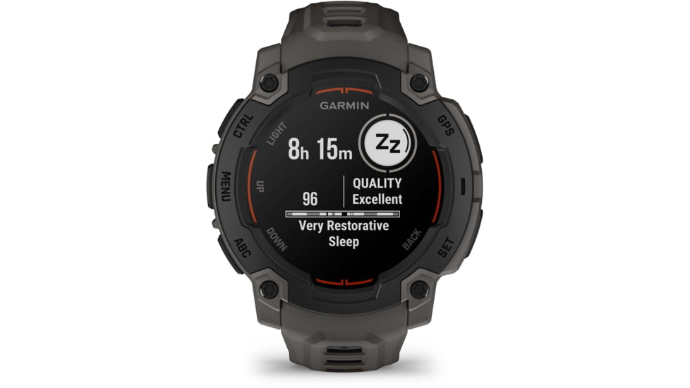 Garmin Instinct E GPS Watch, 45mm, Black/Charcoal, 010-02933-00