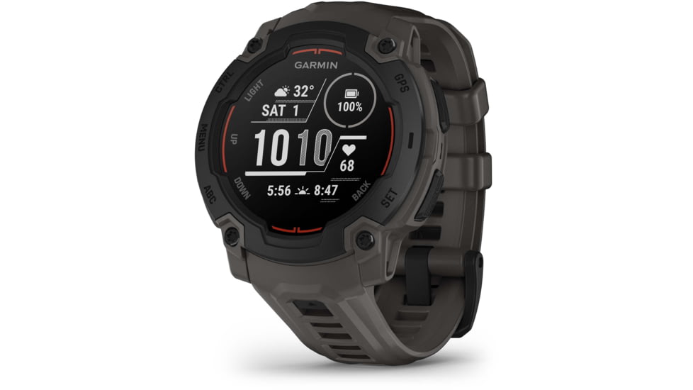 Garmin Instinct E GPS Watch, 45mm, Black/Charcoal, 010-02933-00