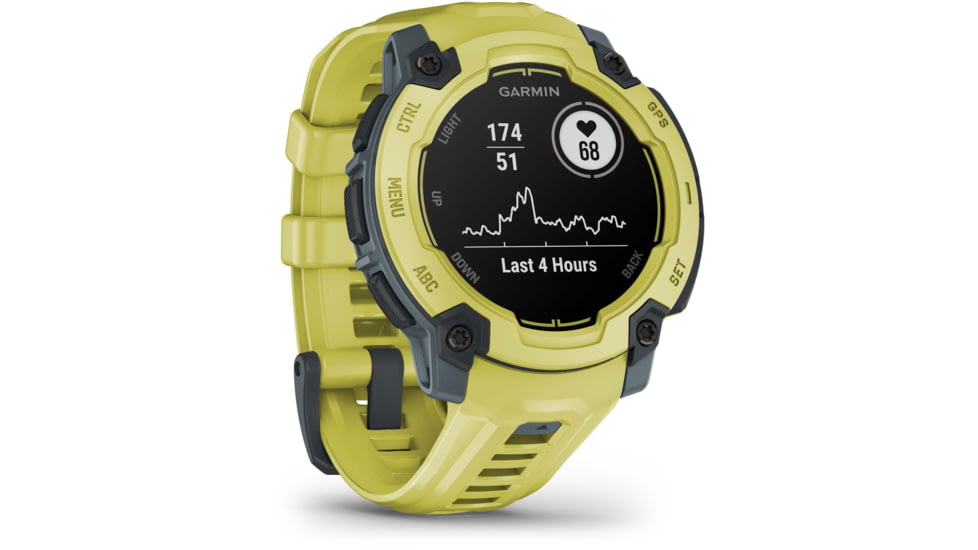Garmin Instinct E GPS Watch, 45mm, Electric Lime/Twilight, 010-02933-01