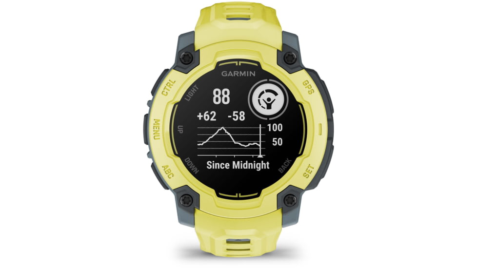 Garmin Instinct E GPS Watch, 45mm, Electric Lime/Twilight, 010-02933-01