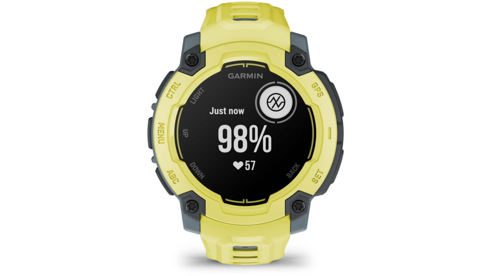 Garmin Instinct E GPS Watch, 45mm, Electric Lime/Twilight, 010-02933-01
