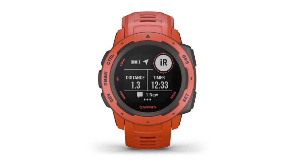 Garmin Instinct, GPS Watch, WW, Flame Red 010-02064-02