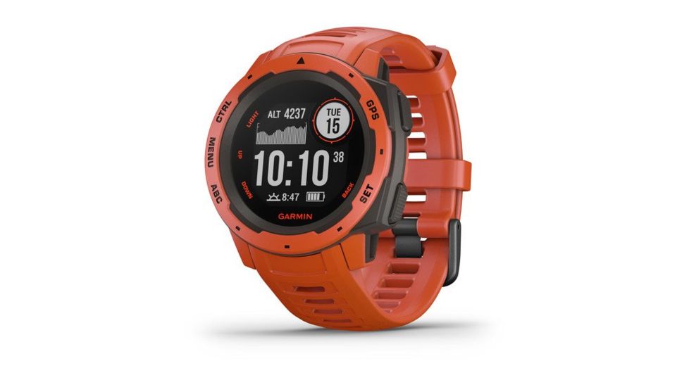 Garmin Instinct, GPS Watch, WW, Flame Red 010-02064-02