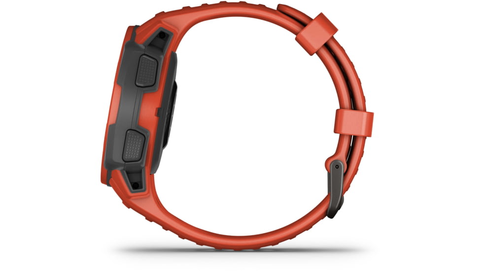 Garmin Instinct Solar Watch, Flame Red, 010-02293-21