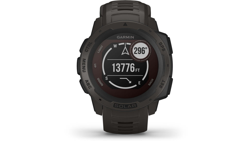 Garmin Instinct Solar Watch, Graphite, 010-02293-10