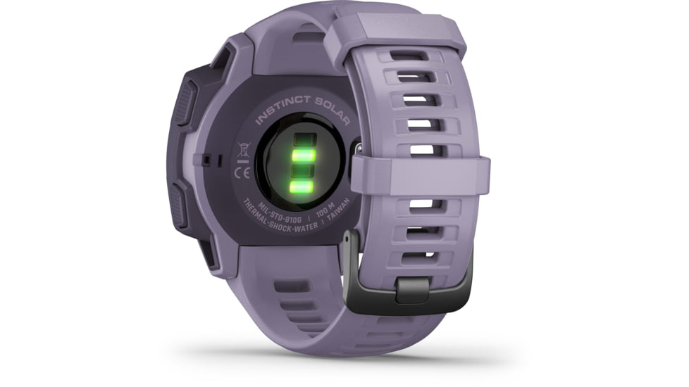 Garmin Instinct Solar Watch, Orchid, 010-02293-12