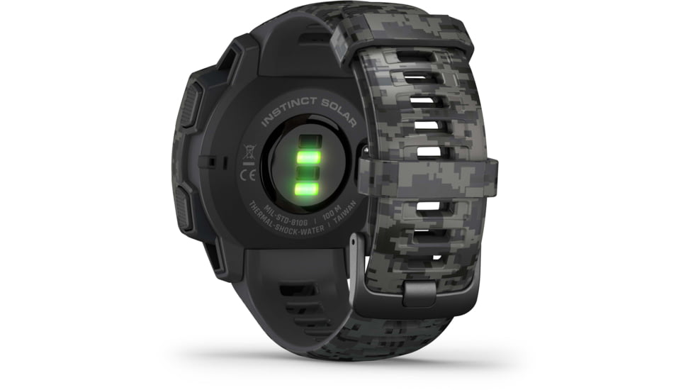 Garmin Instinct Solar Watch - Sportsman Edition, Graphite Camo, 010-02293-15