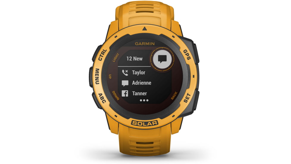 Garmin Instinct Solar Watch, Sunburst, 010-02293-19