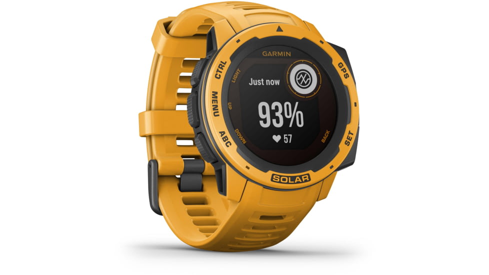 Garmin Instinct Solar Watch, Sunburst, 010-02293-19
