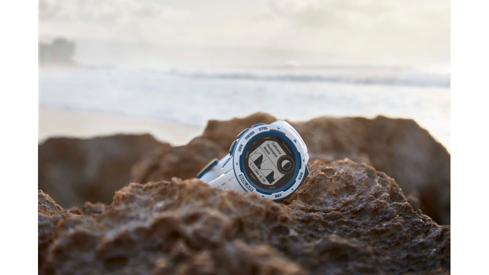 Garmin Instinct Solar Watch - Surf Edition, Cloudbreak, 010-02293-18
