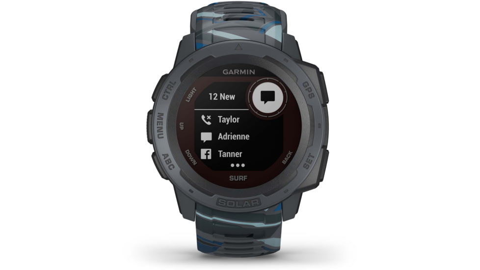 Garmin Instinct Solar Watch - Surf Edition, Pipeline, 010-02293-17