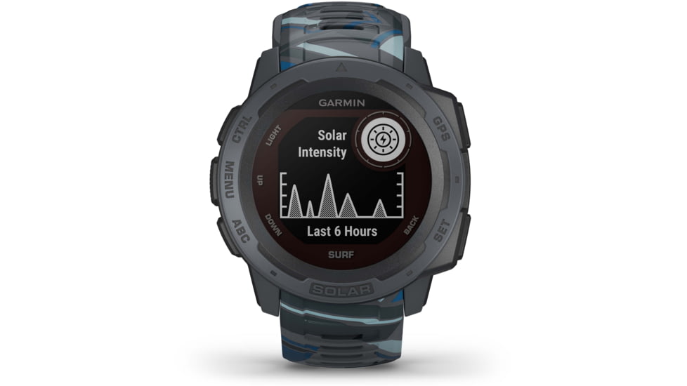 Garmin Instinct Solar Watch - Surf Edition, Pipeline, 010-02293-17
