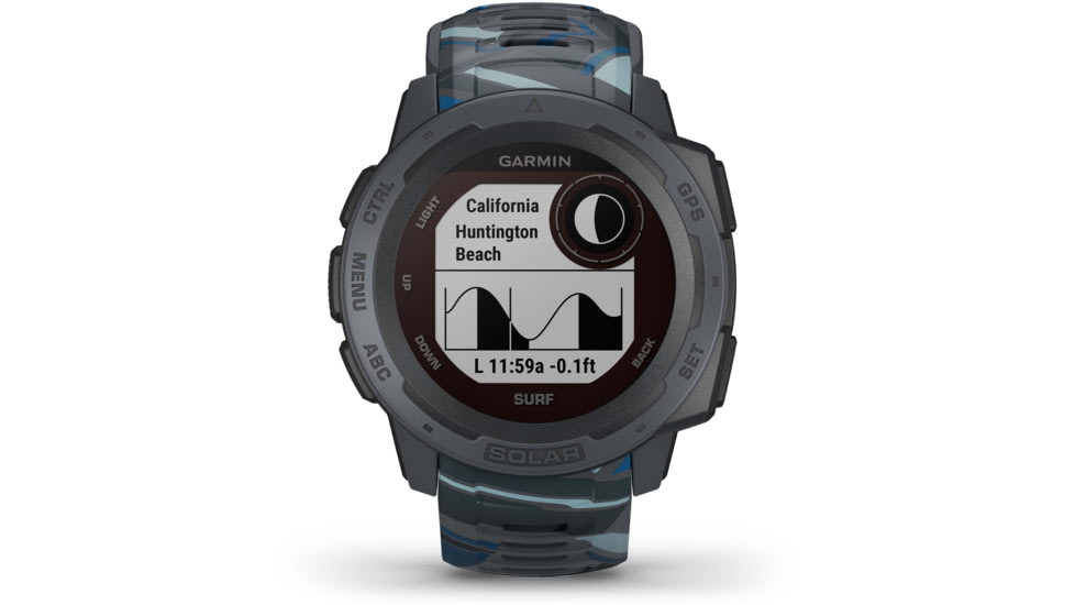 Garmin Instinct Solar Watch - Surf Edition, Pipeline, 010-02293-17