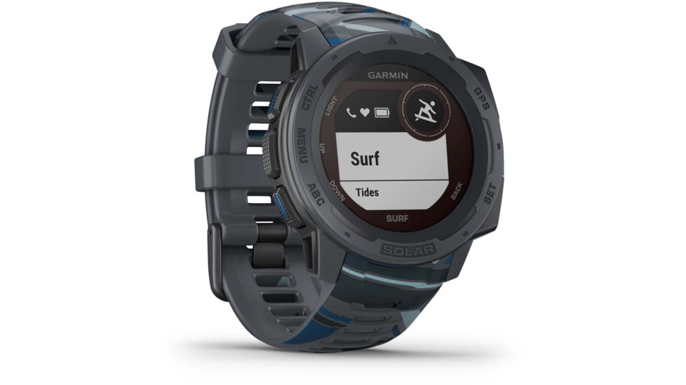 Garmin Instinct Solar Watch - Surf Edition, Pipeline, 010-02293-17
