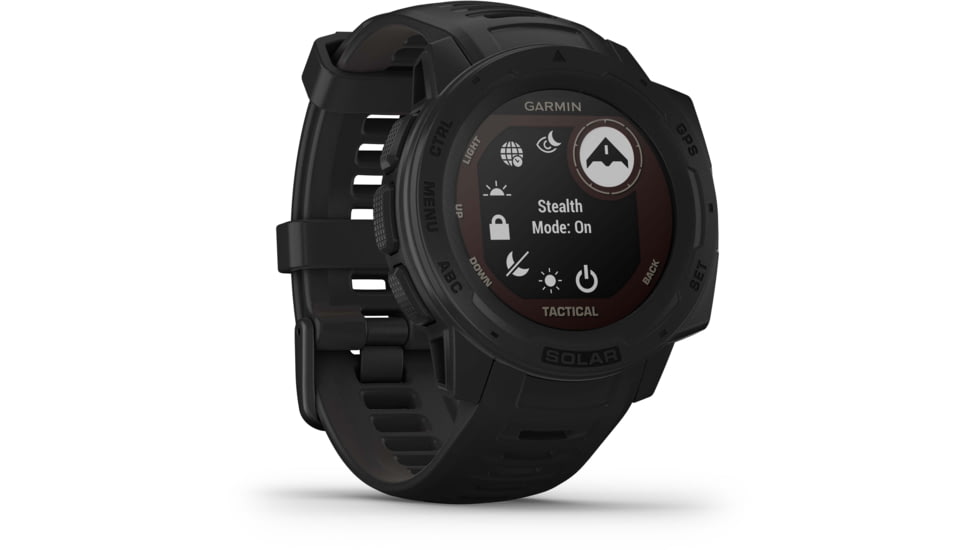 Garmin Instinct Solar Watch - Tactical Edition, Black, 010-02293-13