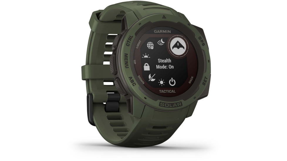 Garmin Instinct Solar Watch - Tactical Edition, Moss, 010-02293-14