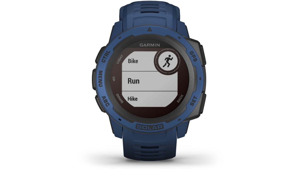 Garmin Instinct Solar Watch, Tidal Blue, 010-02293-11