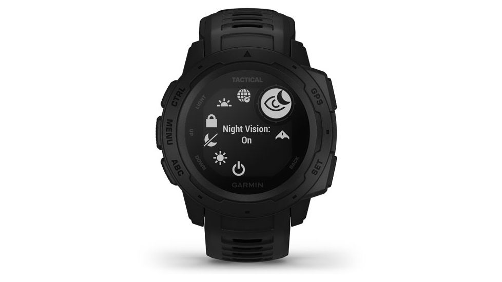 Garmin Instinct Tactical GPS Watch, Black, 010-02064-70