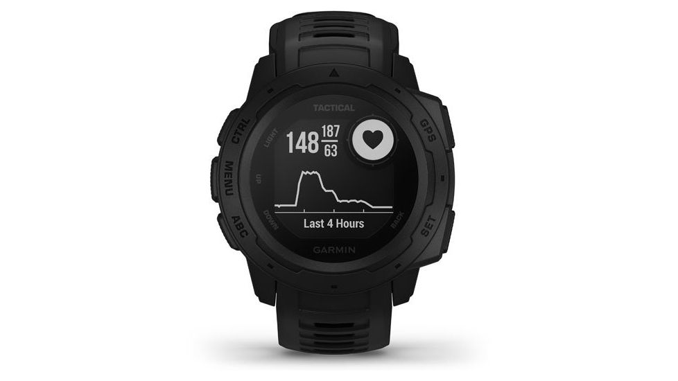 Garmin Instinct Tactical GPS Watch, Black, 010-02064-70