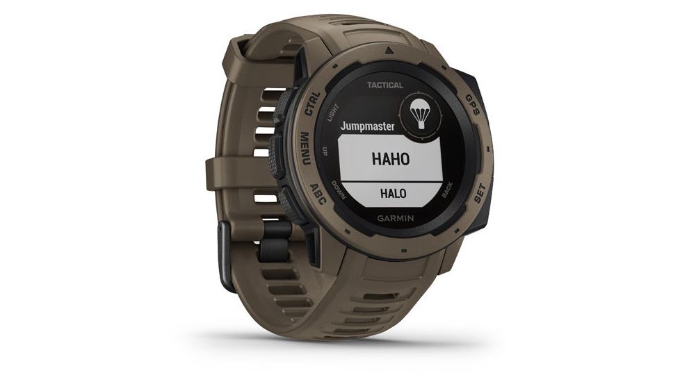 Garmin Instinct Tactical GPS Watch, Coyote Tan, 010-02064-71