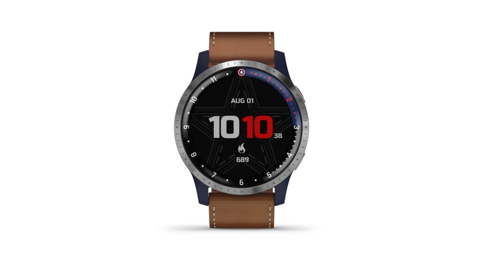 Garmin Legacy Hero Series, First Avenger Watch, Brown/Black, Large, 010-02174-41