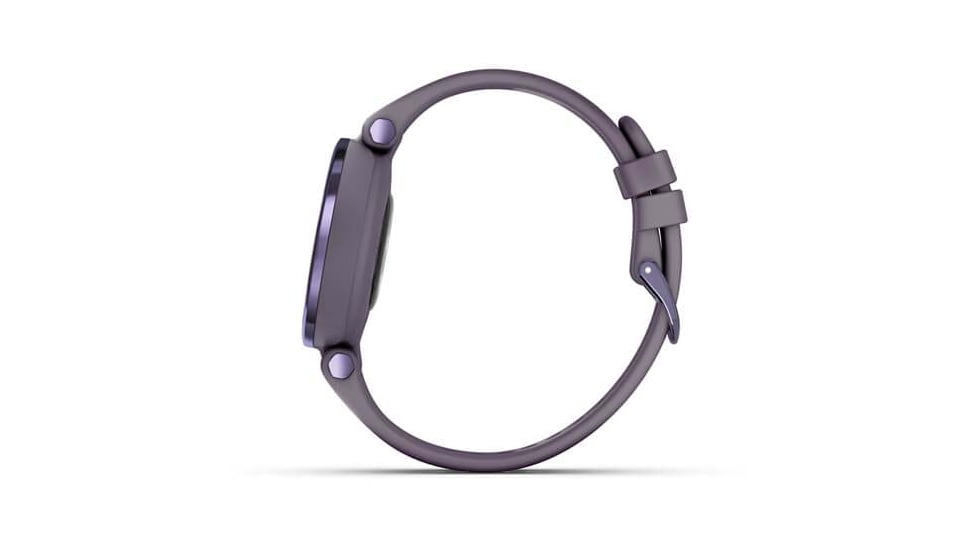 Garmin Lily Smartwatch - Womens, Black Currant / Deep Orchid Silicone, 010-02384-02