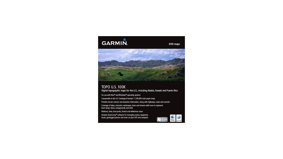 Garmin MapSource TOPO U.S. DVD ROM 010-11001-01 w/ Free S&amp;H