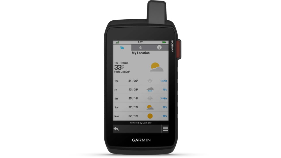 Garmin Montana 710i Rugged GPS Handheld Navigator w/Built-in InReach Technology, Black, 010-02964-00