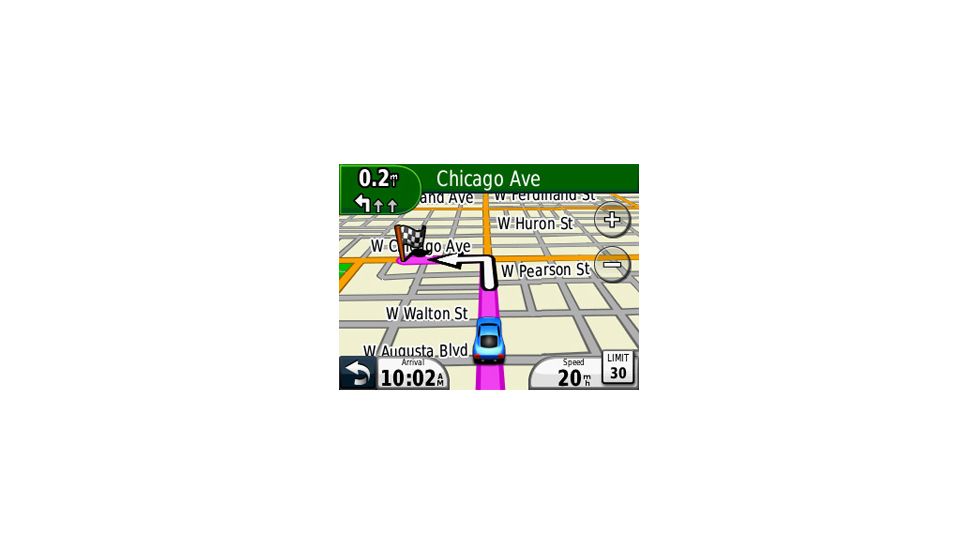 Opplanet Garmin nuvi 30 Main Screen Image 2