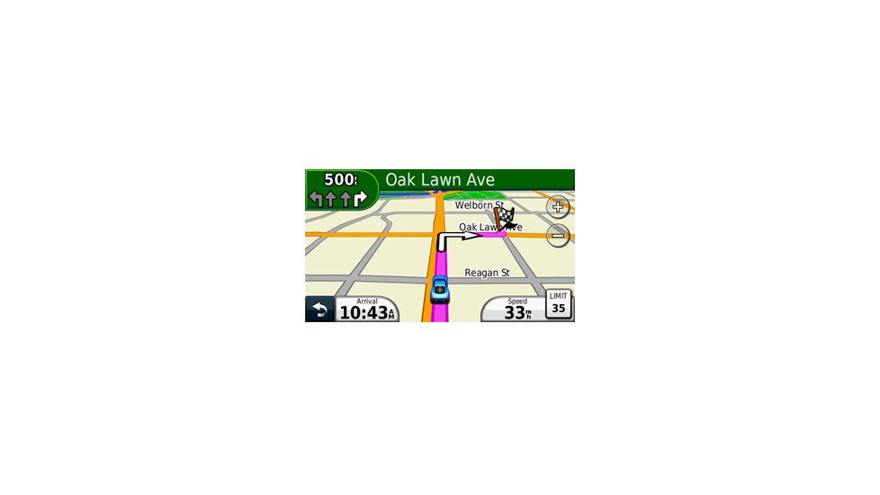 Opplanet Garmin nuvi 40 Main Screen Image 2