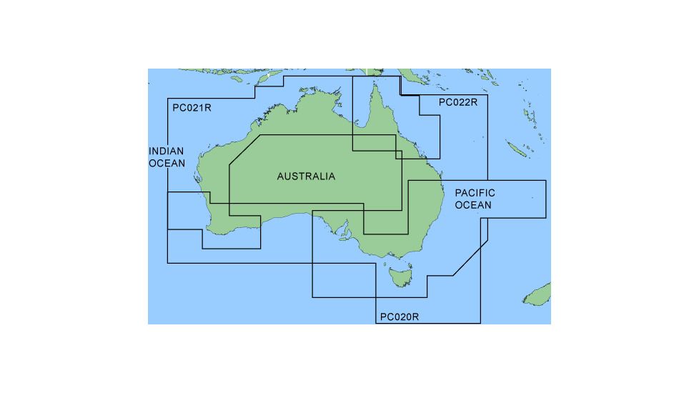 Garmin On The Water GPS Cartography BlueChart: Australia Regular Map w/ Free S&amp;H