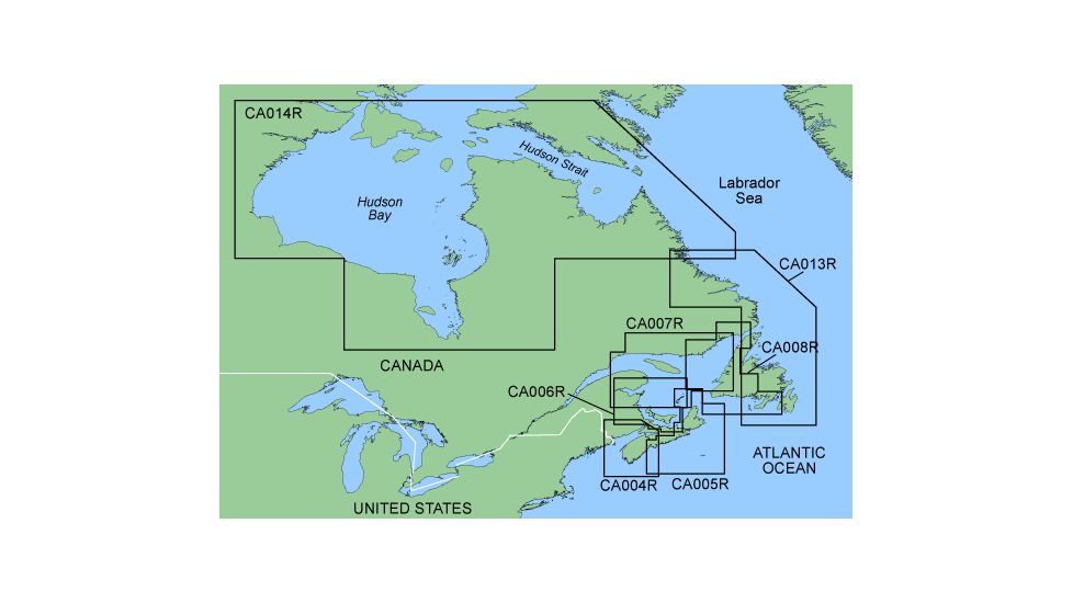Garmin On The Water GPS Cartography BlueChart: Canada East Map w/ Free S&amp;H