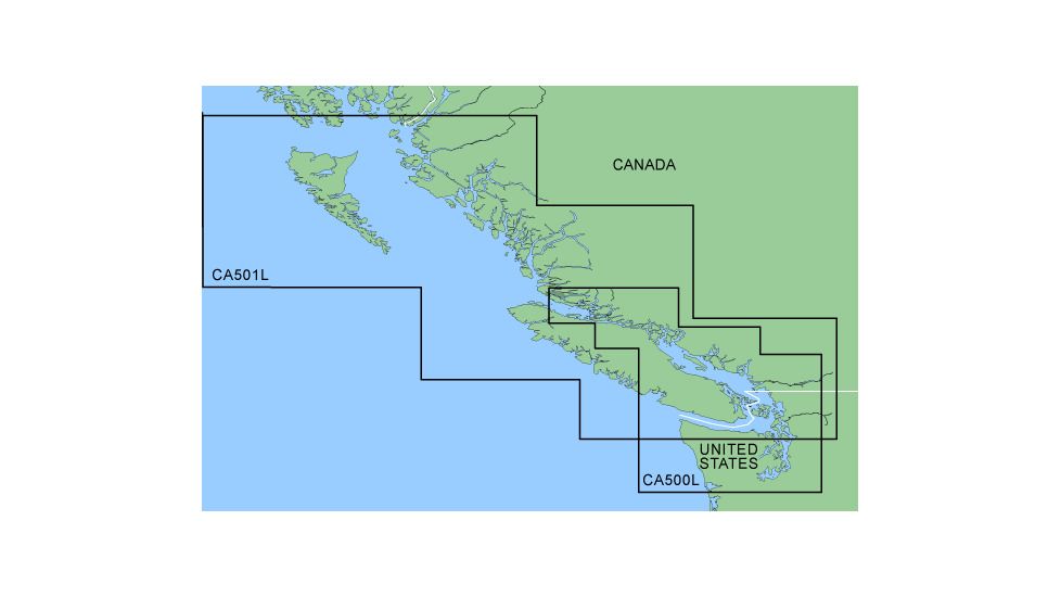 Garmin On The Water GPS Cartography BlueChart: Canada West Large Map w/ Free S&amp;H