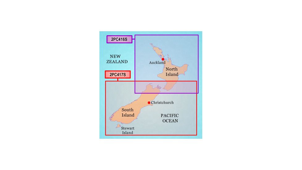 Garmin On The Water GPS Cartography BlueChart g2: New Zealand Small Map w/ Free S&amp;H