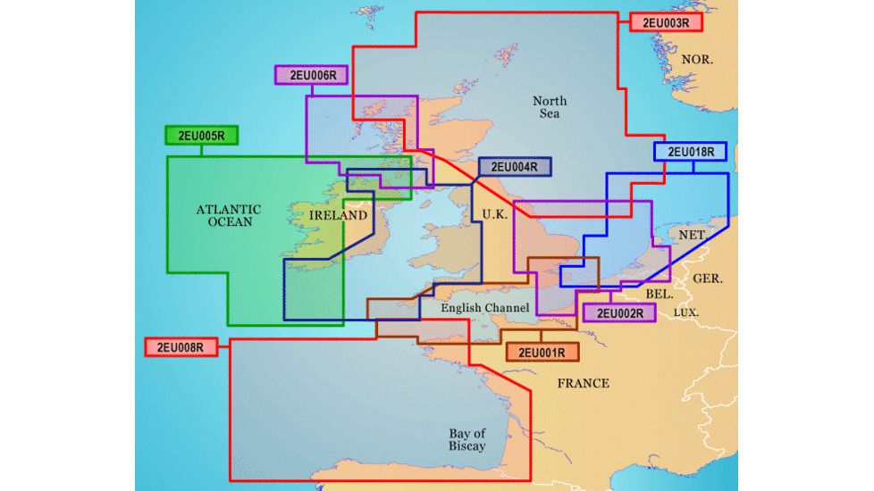 Garmin On The Water GPS Cartography BlueChart g2: UK/Ireland/France Regular Map w/ Free S&amp;H