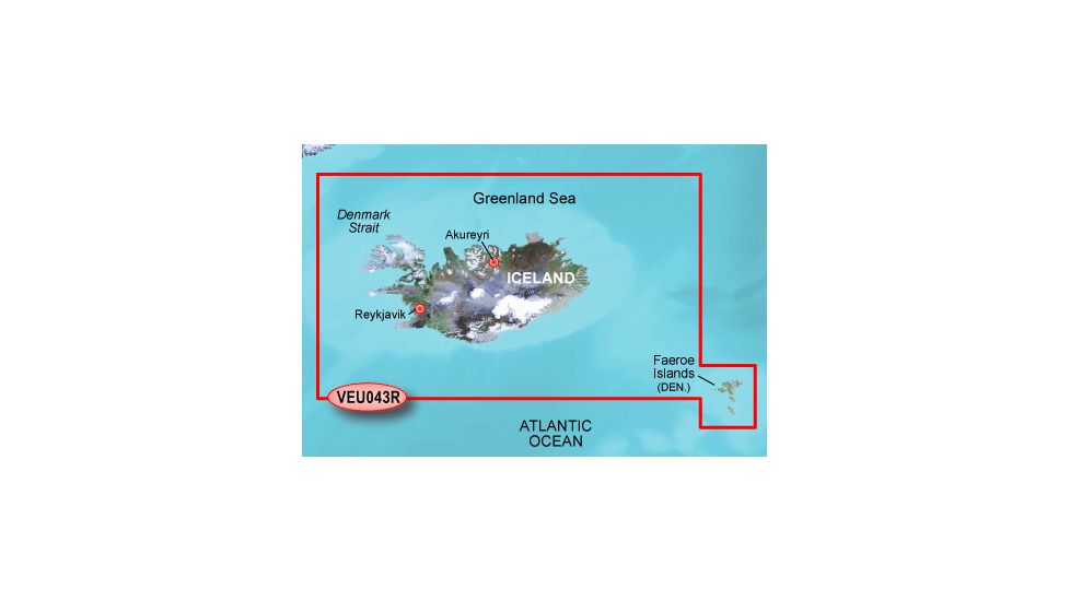 Garmin On The Water GPS Cartography BlueChart g2 Vision: Iceland Regular Map 010-C0780-00 w/ Free S&amp;H