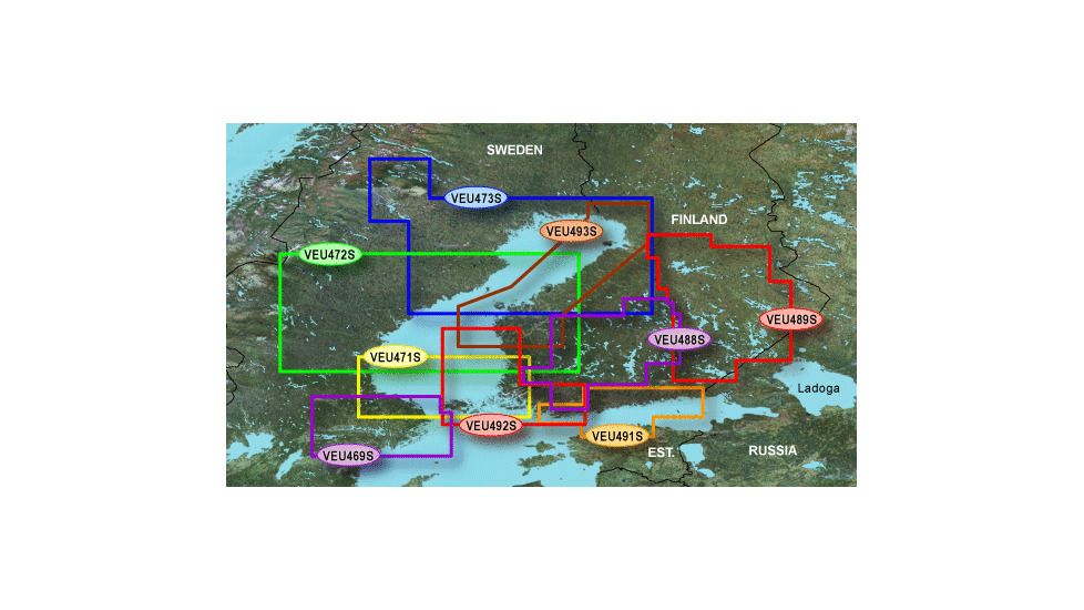 Garmin On The Water GPS Cartography BlueChart g2 Vision: Nordic Countries Small North Map w/ Free S&amp;H