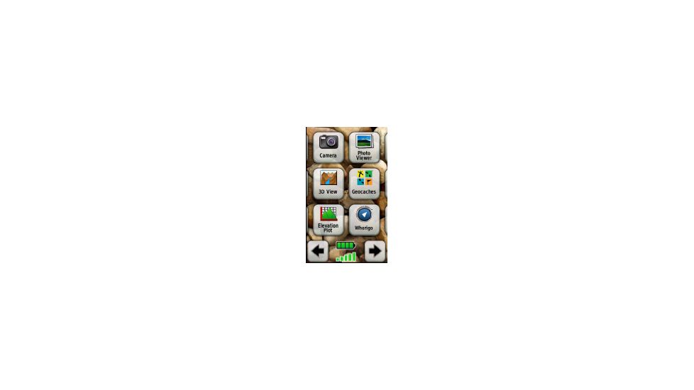 Garmin Oregon 550 Series Main Menu