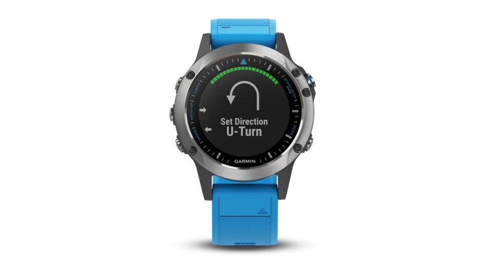 Garmin Quatix 5, GPS Watch, WW, Silicone, Blue 010-01688-40