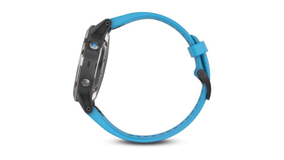 Garmin Quatix 5, GPS Watch, WW, Silicone, Blue 010-01688-40
