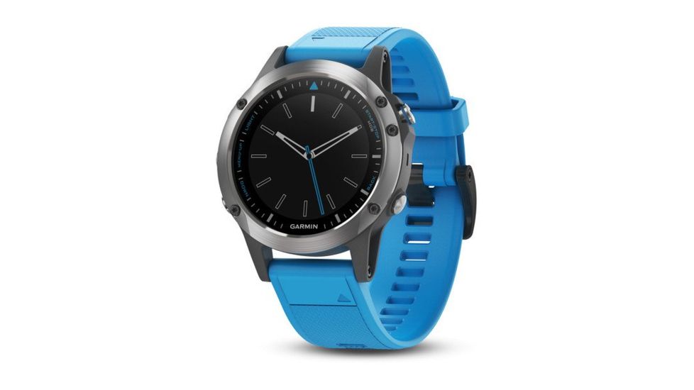 Garmin Quatix 5, GPS Watch, WW, Silicone, Blue 010-01688-40