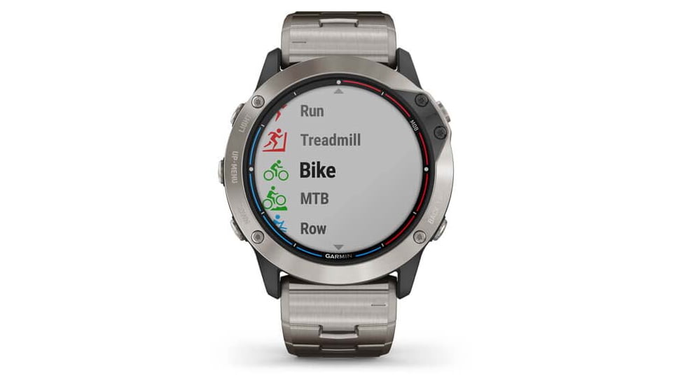 Garmin Quatix 6X Solar 51mm, Titanium w/Ti Band, Gray, 010-02157-30